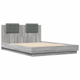 Cadre de lit sans matelas sonoma gris 150x200 cm