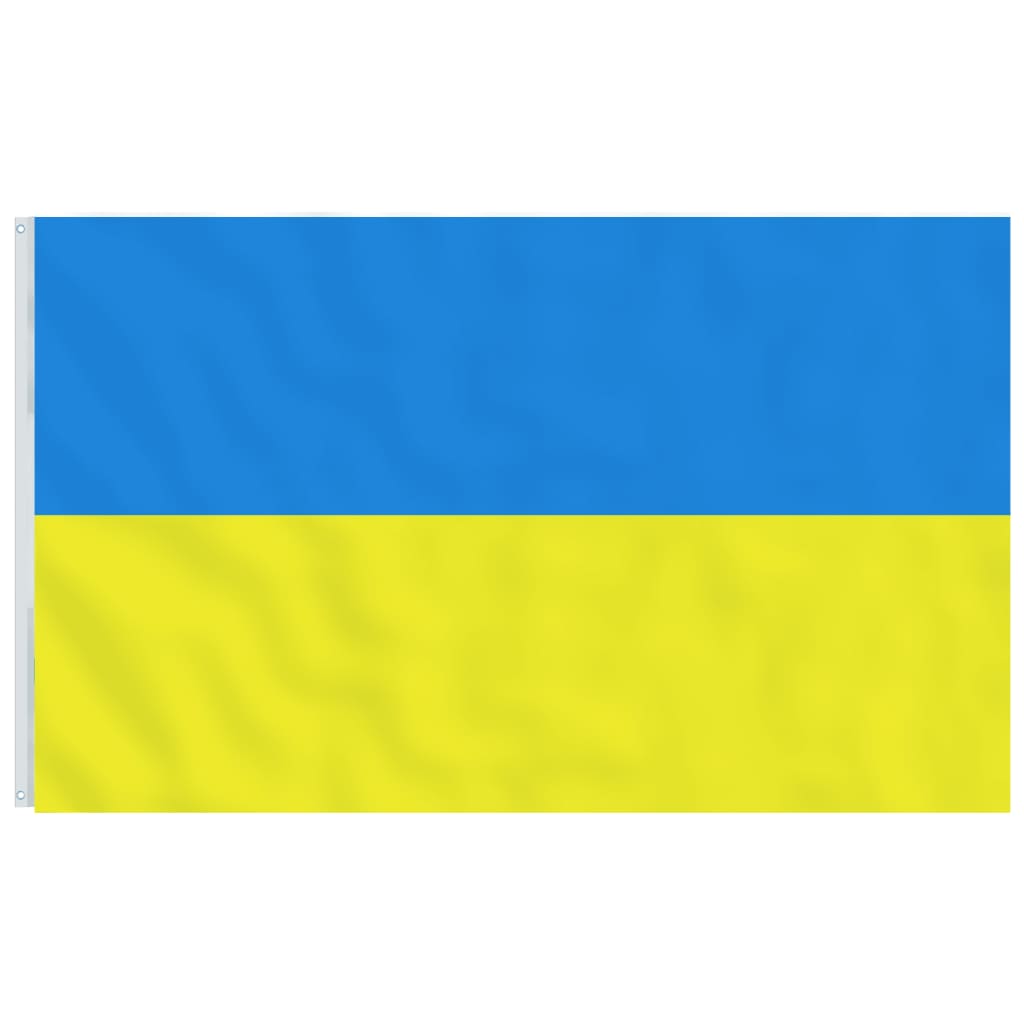 Drapeau de l'Ukraine et mât 6,23 m aluminium