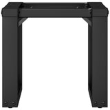 Coffee table legs O frame 30x30x33 cm steel