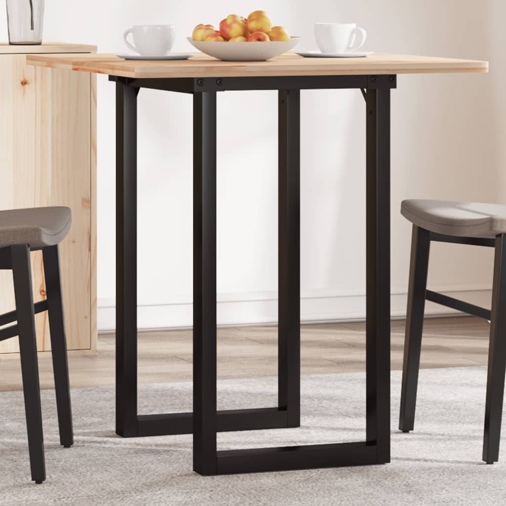 Dining table legs O frame 60x50x73 cm steel