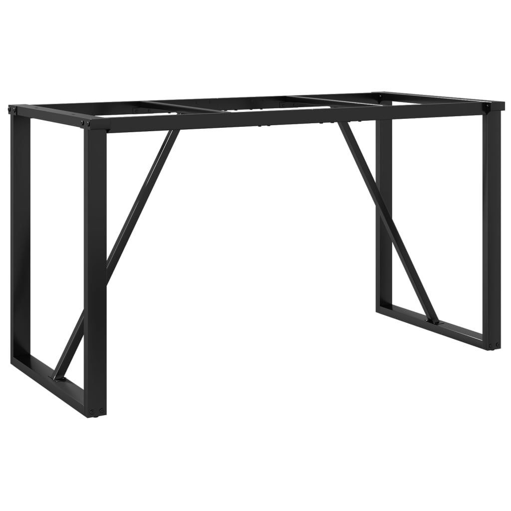 Dining table legs O frame 140x60x73 cm steel