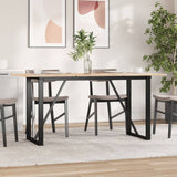 Dining table legs O frame 140x60x73 cm steel