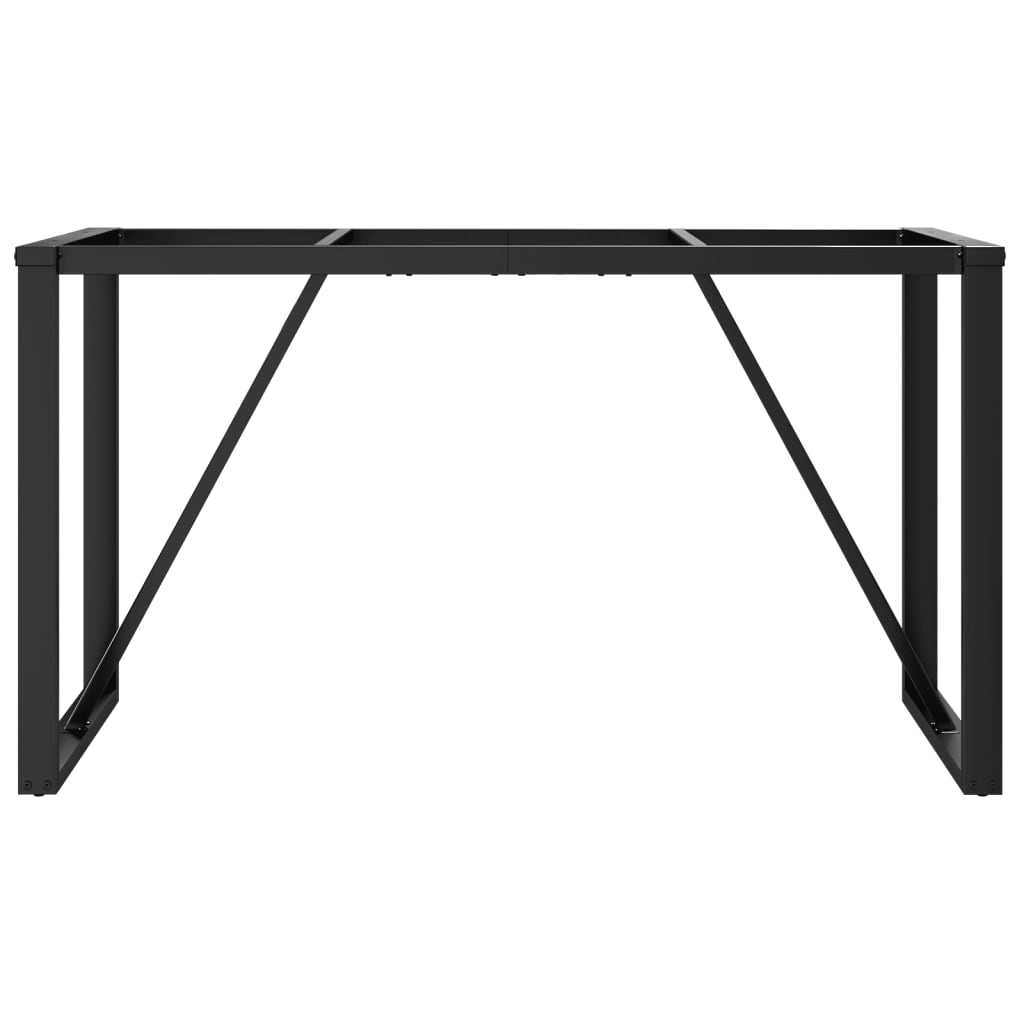 Dining table legs O frame 140x60x73 cm steel