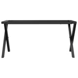 Coffee table legs X frame 70x30x43 cm steel