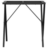 Dining table legs X frame 70x70x73 cm steel