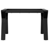 Pieds de table basse cadre en Y 60x50x38 cm acier