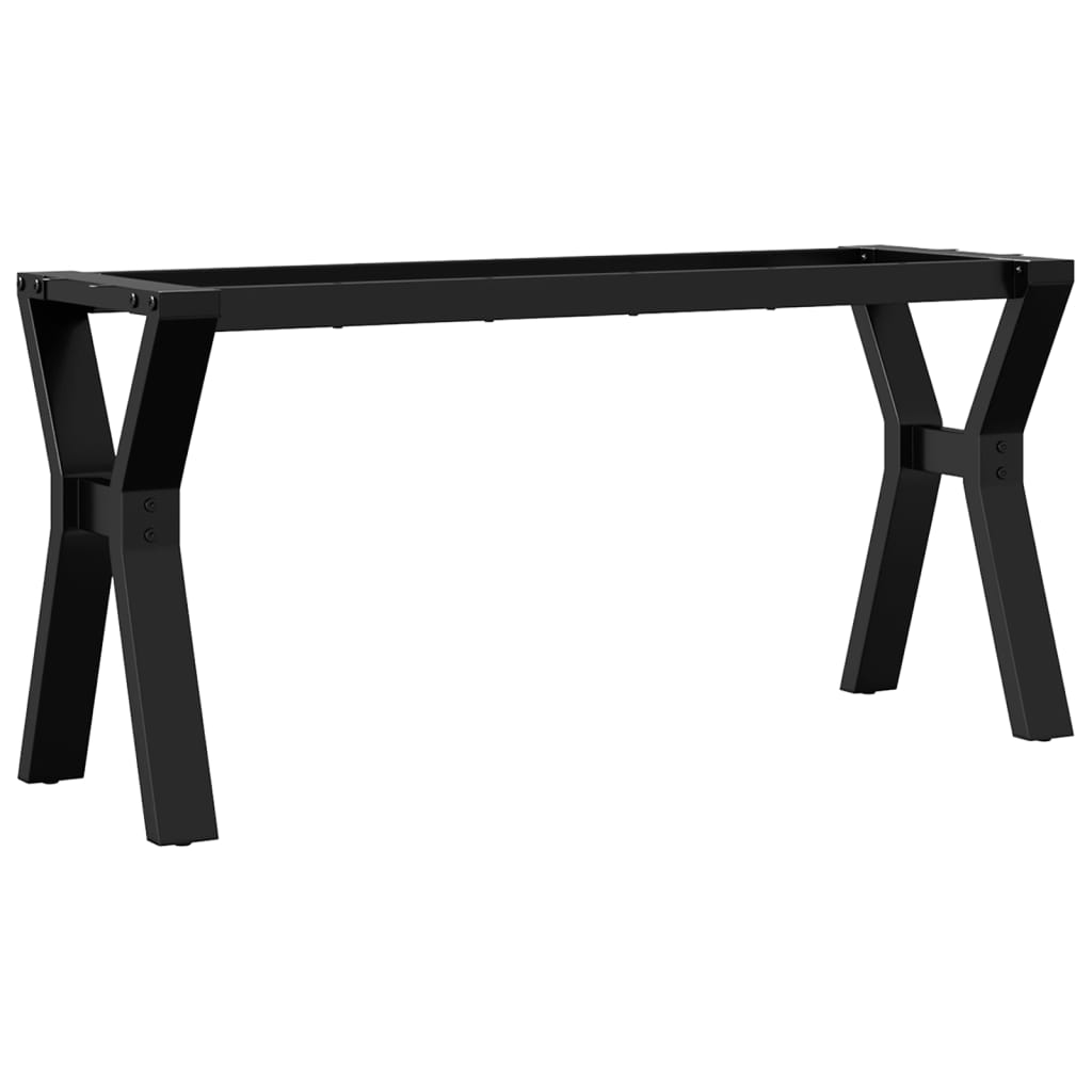 Pieds de table basse cadre en Y 90x30x43 cm acier