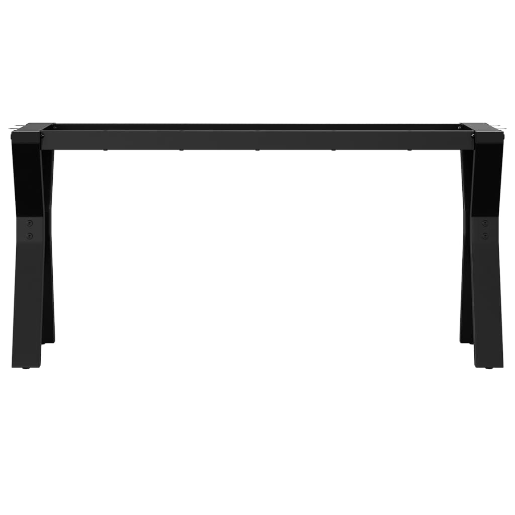 Pieds de table basse cadre en Y 90x30x43 cm acier