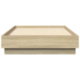 Bed frame without mattress sonoma oak 90x190 cm