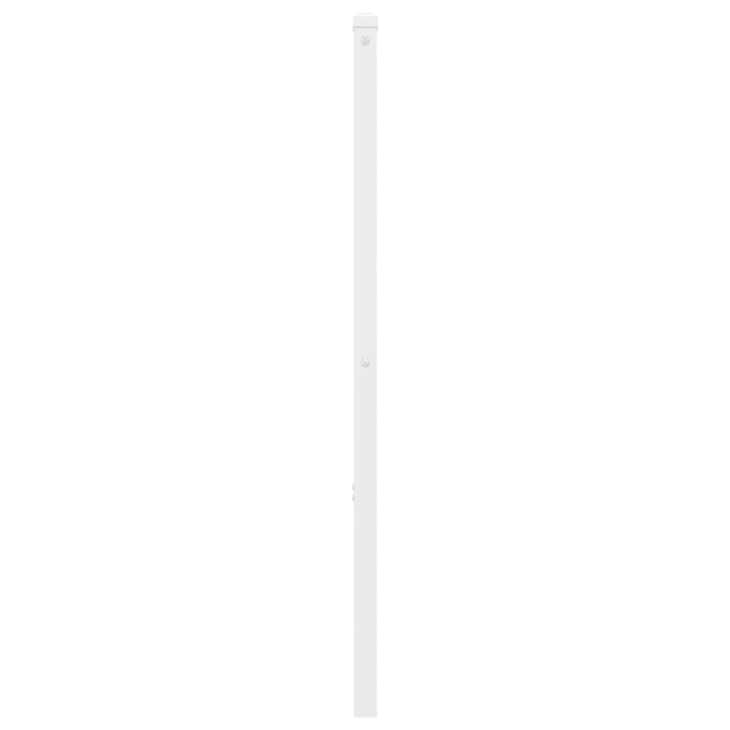 Tête de lit métal blanc 150 cm