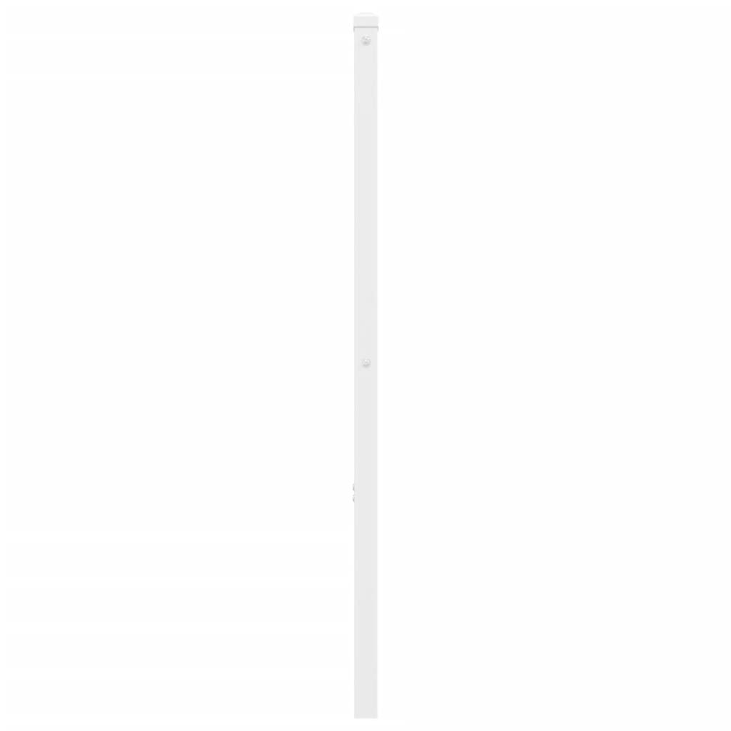 Tête de lit métal blanc 200 cm