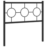 Tête de lit métal noir 90 cm