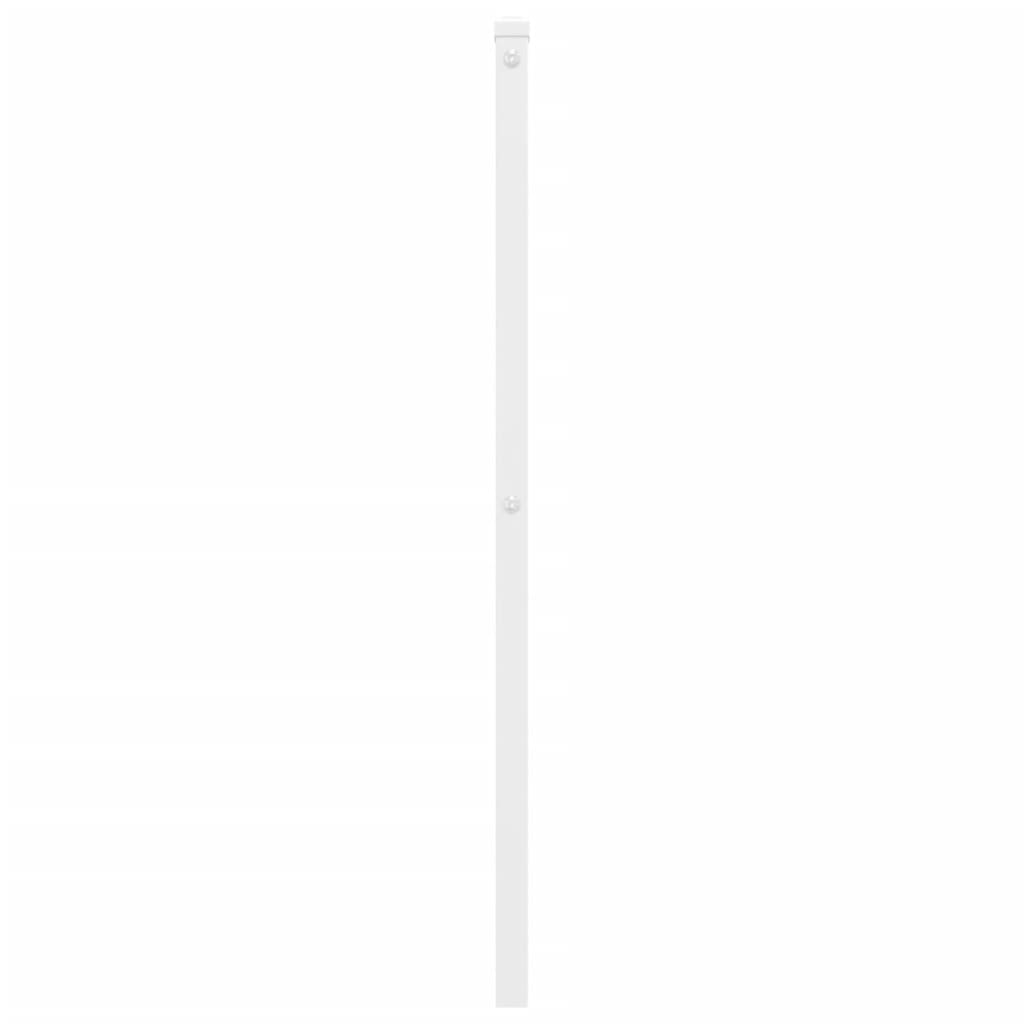 Tête de lit métal blanc 100 cm