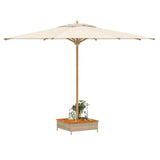 Couvercle de base de parasol beige 70x70x25 cm