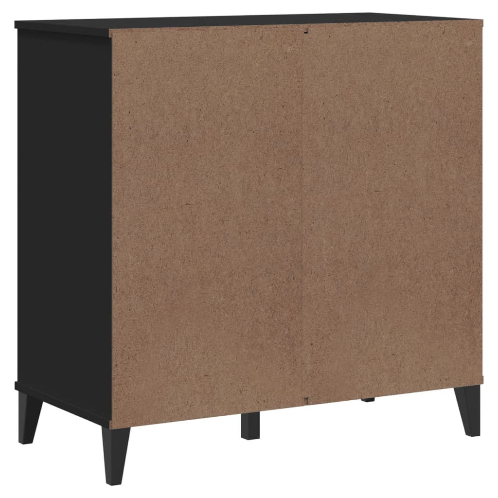 VIKEN schwarzes Sideboard 80x40x80 cm, Holzwerkstoff