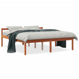 Seniorenbett ohne Matratze 160x200 cm aus massivem Kiefernholz