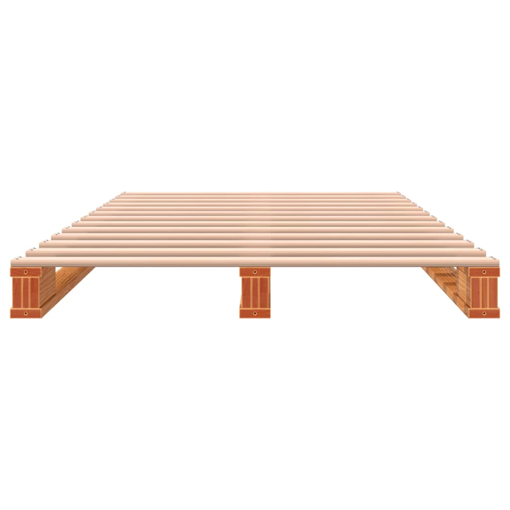 Pallet bed without mattress 90x200 cm solid pine wood