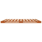 Pallet bed without mattress brown wax 180x200 cm solid pine