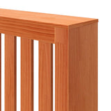 Cache-radiateur cire marron 79,5x19x84 cm bois massif de pin