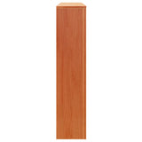 Cache-radiateur cire marron 108,5x19x84 cm bois massif de pin