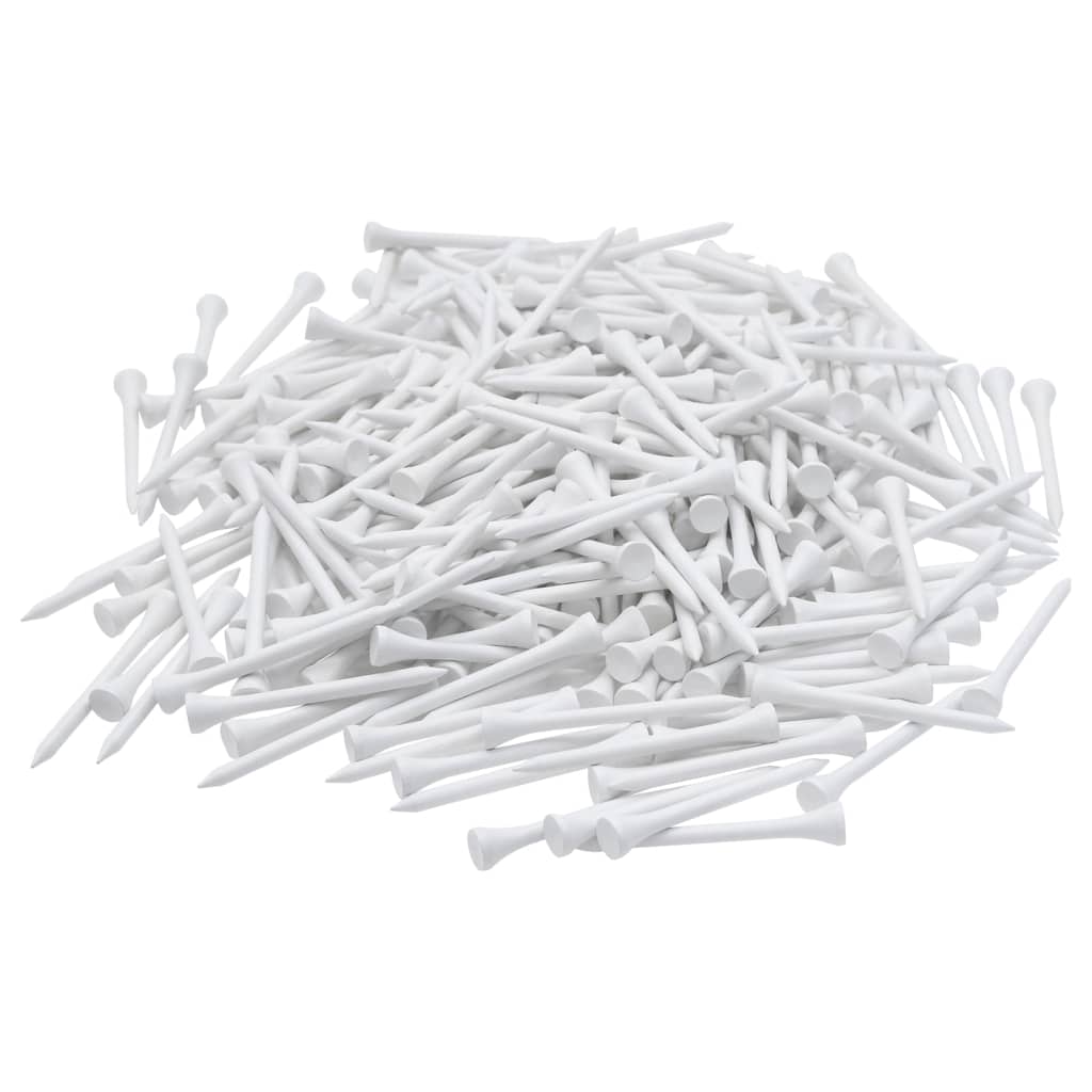 Tee de golf 1000 pcs blanc 54 mm bambou