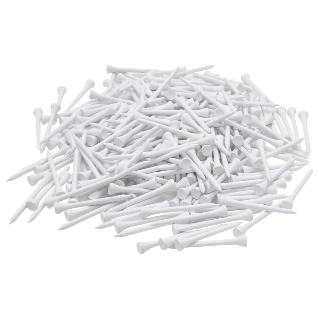 Tee de golf 1000 pcs blanc 70 mm bambou