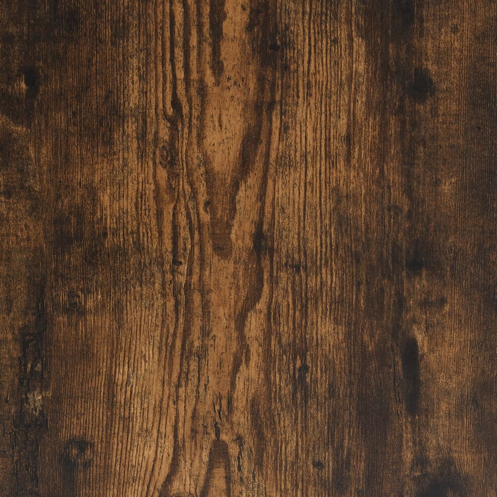 Étagère de lave-linge chêne fumé 67x25x163 cm bois d'ingénierie