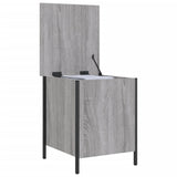 Banc de rangement sonoma gris 40x42,5x50 cm bois d'ingénierie