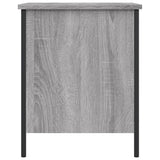 Banc de rangement sonoma gris 40x42,5x50 cm bois d'ingénierie