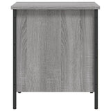 Banc de rangement sonoma gris 40x42,5x50 cm bois d'ingénierie