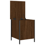 Banc de rangement chêne marron 40x42,5x50 cm bois d'ingénierie