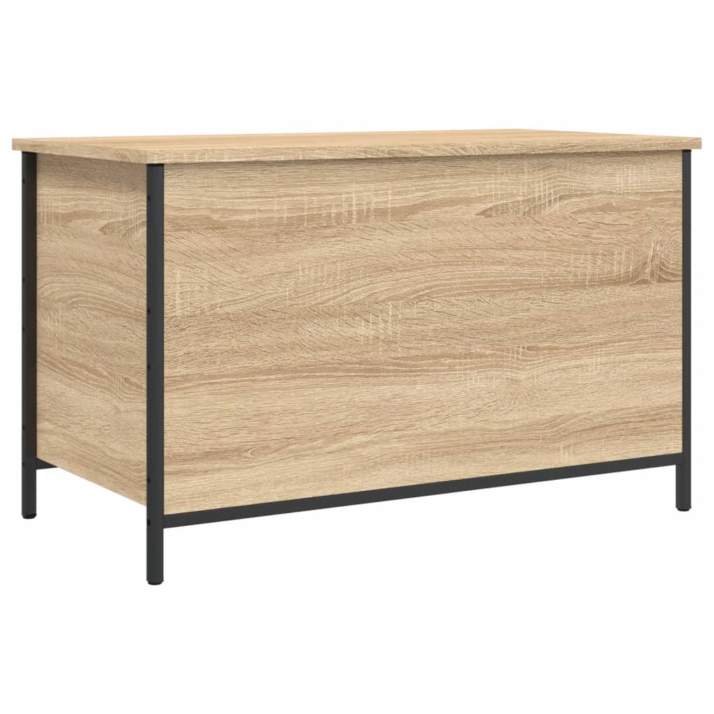 Banc de rangement chêne sonoma 80x42,5x50 cm bois d'ingénierie