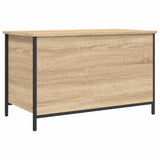 Banc de rangement chêne sonoma 80x42,5x50 cm bois d'ingénierie