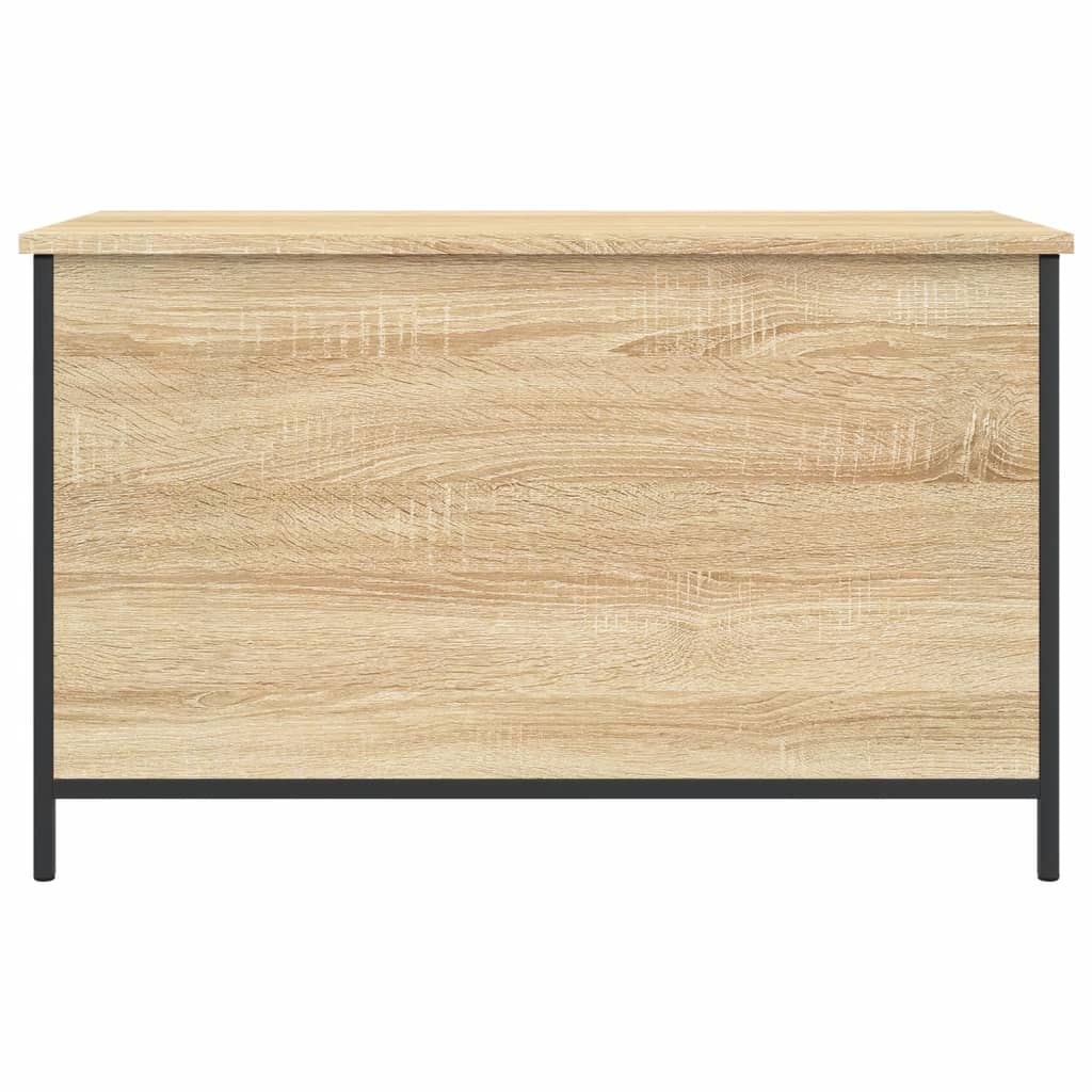 Banc de rangement chêne sonoma 80x42,5x50 cm bois d'ingénierie