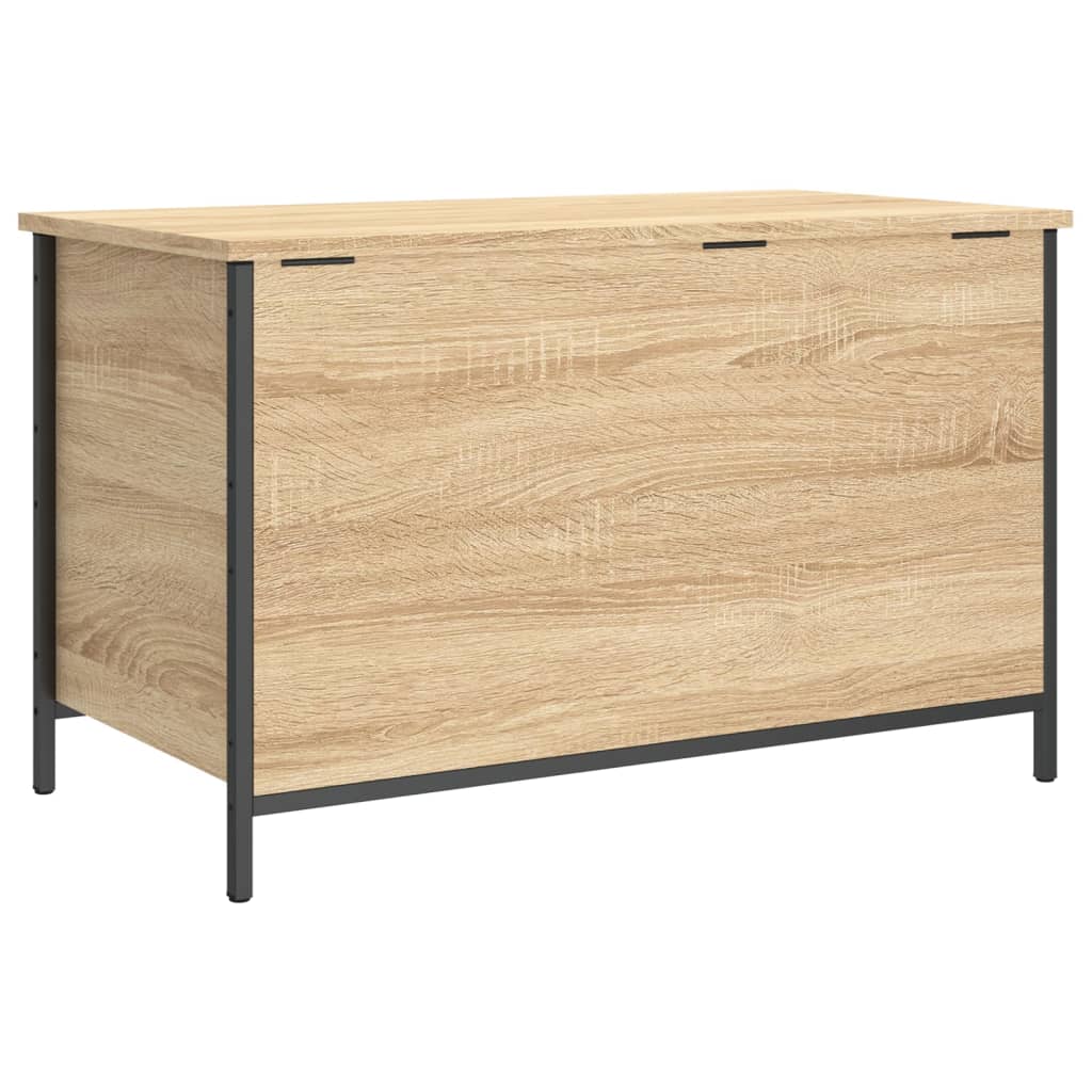 Banc de rangement chêne sonoma 80x42,5x50 cm bois d'ingénierie