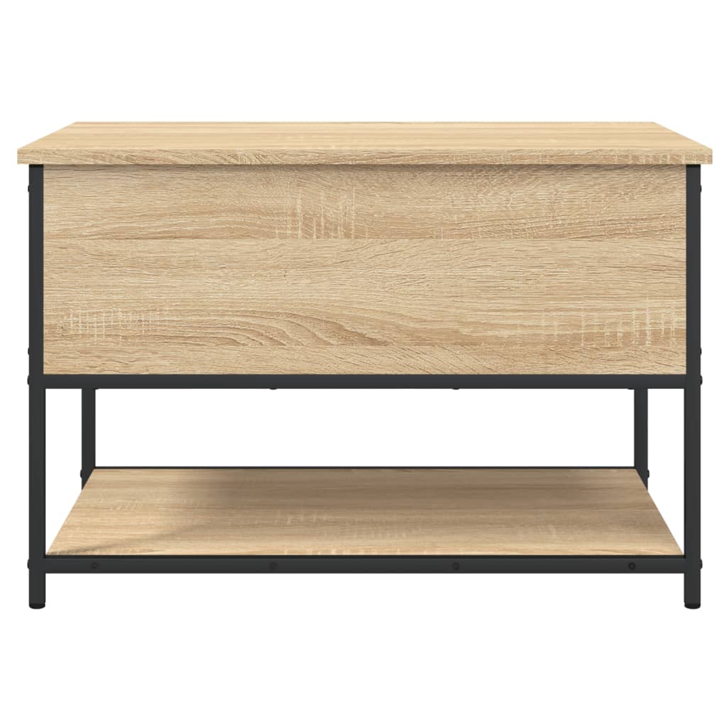 Banc de rangement chêne sonoma 70x42,5x47 cm bois d'ingénierie