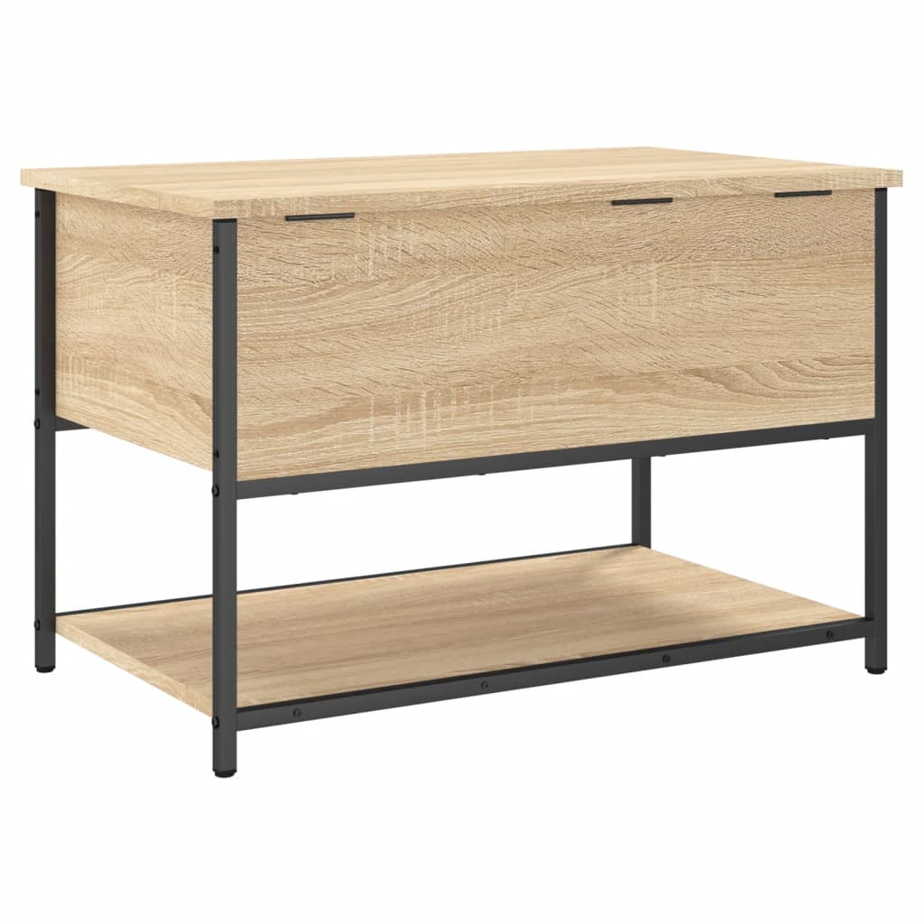 Banc de rangement chêne sonoma 70x42,5x47 cm bois d'ingénierie