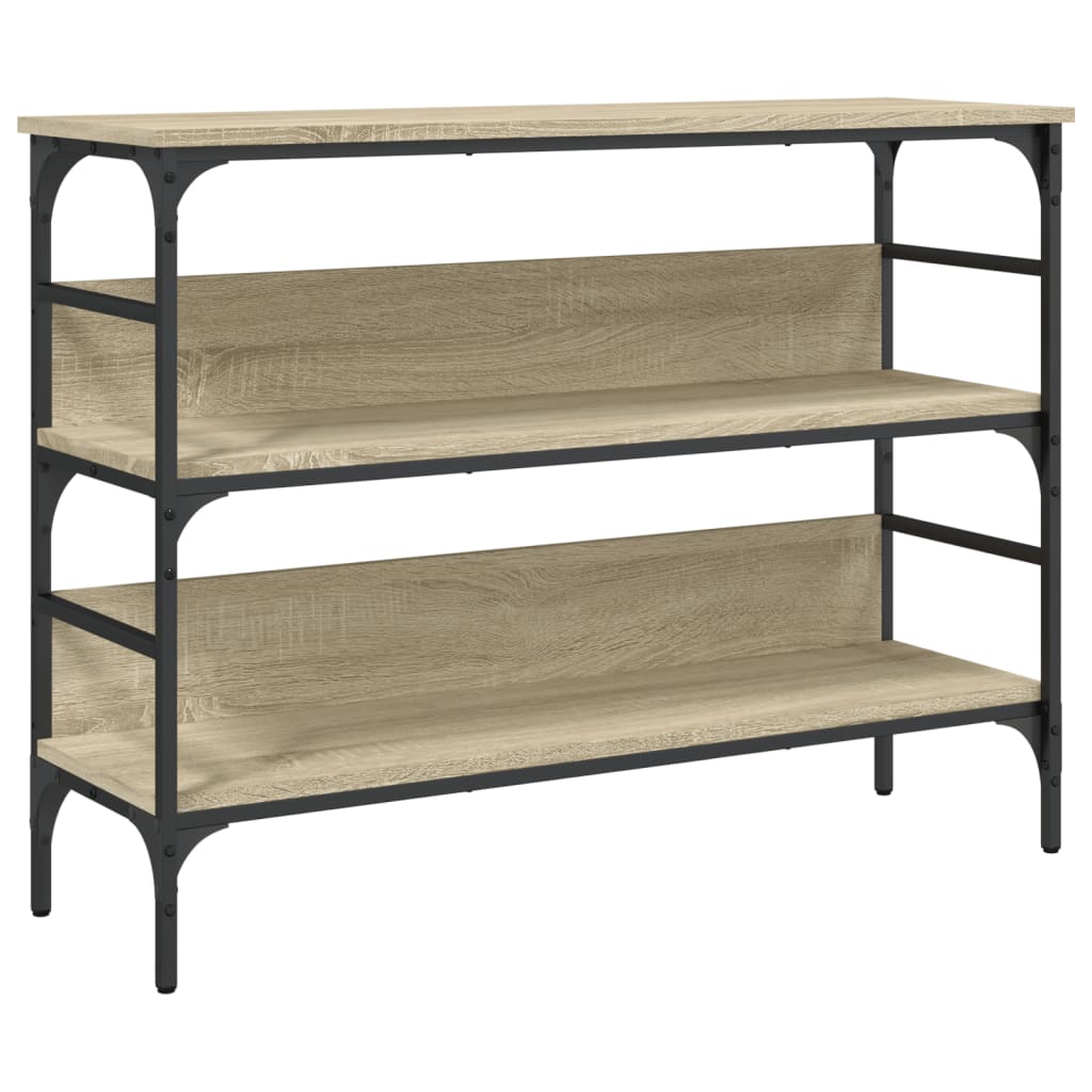 Console table sonoma oak 100x32x75 cm engineered wood