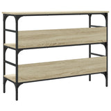 Console table sonoma oak 100x32x75 cm engineered wood