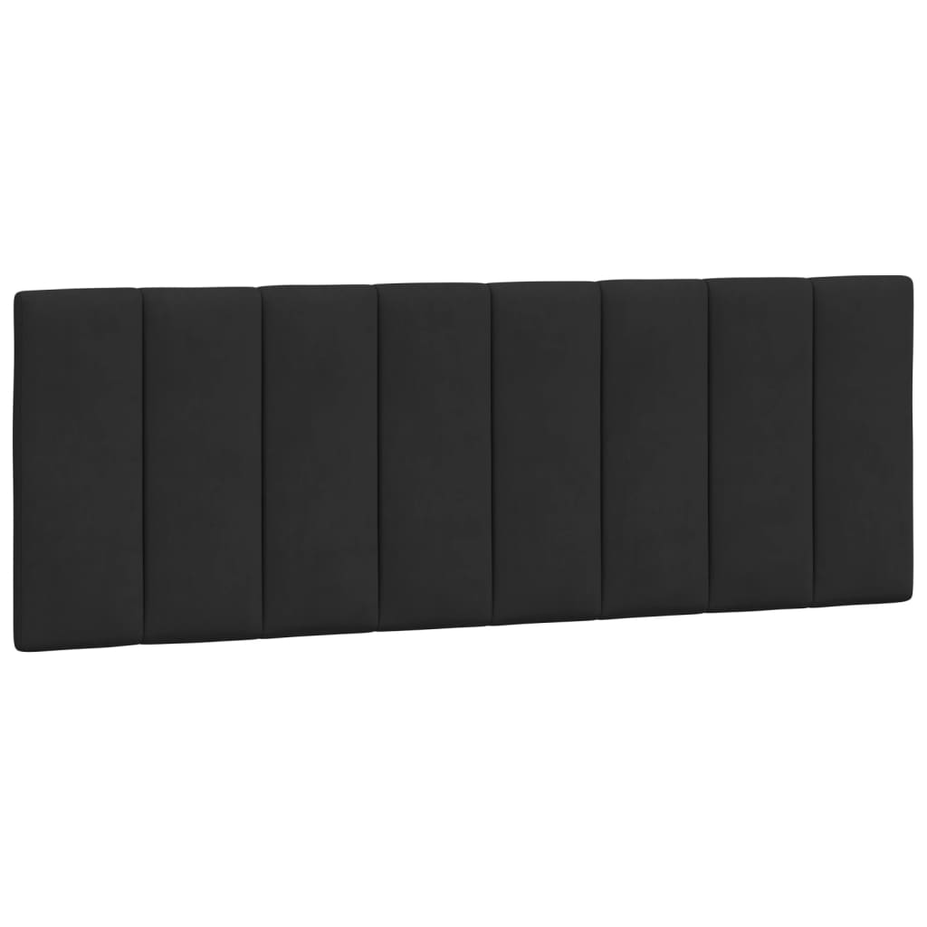 Cadre de lit sans matelas noir 120x200 cm velours