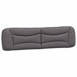 Cadre de lit sans matelas gris 200x200 cm similicuir