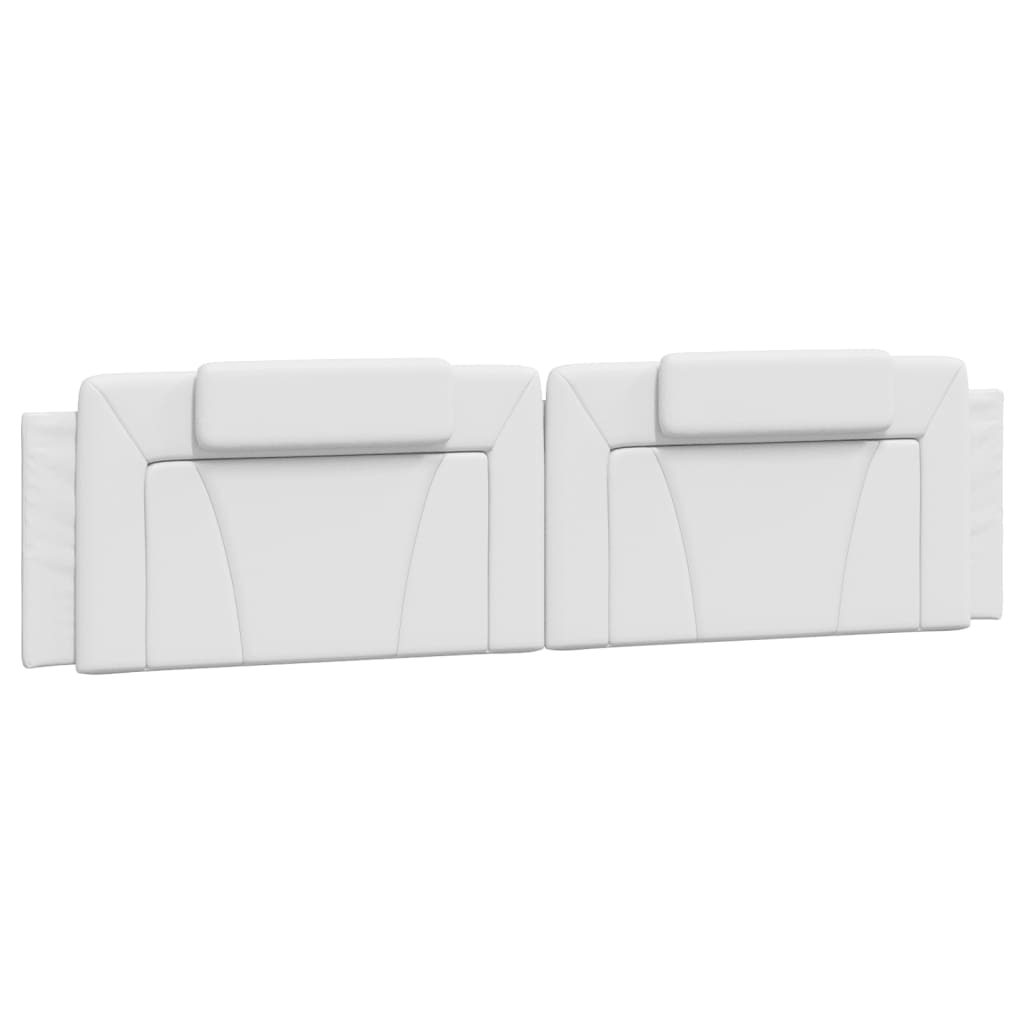 Cadre de lit sans matelas blanc 200x200 cm similicuir