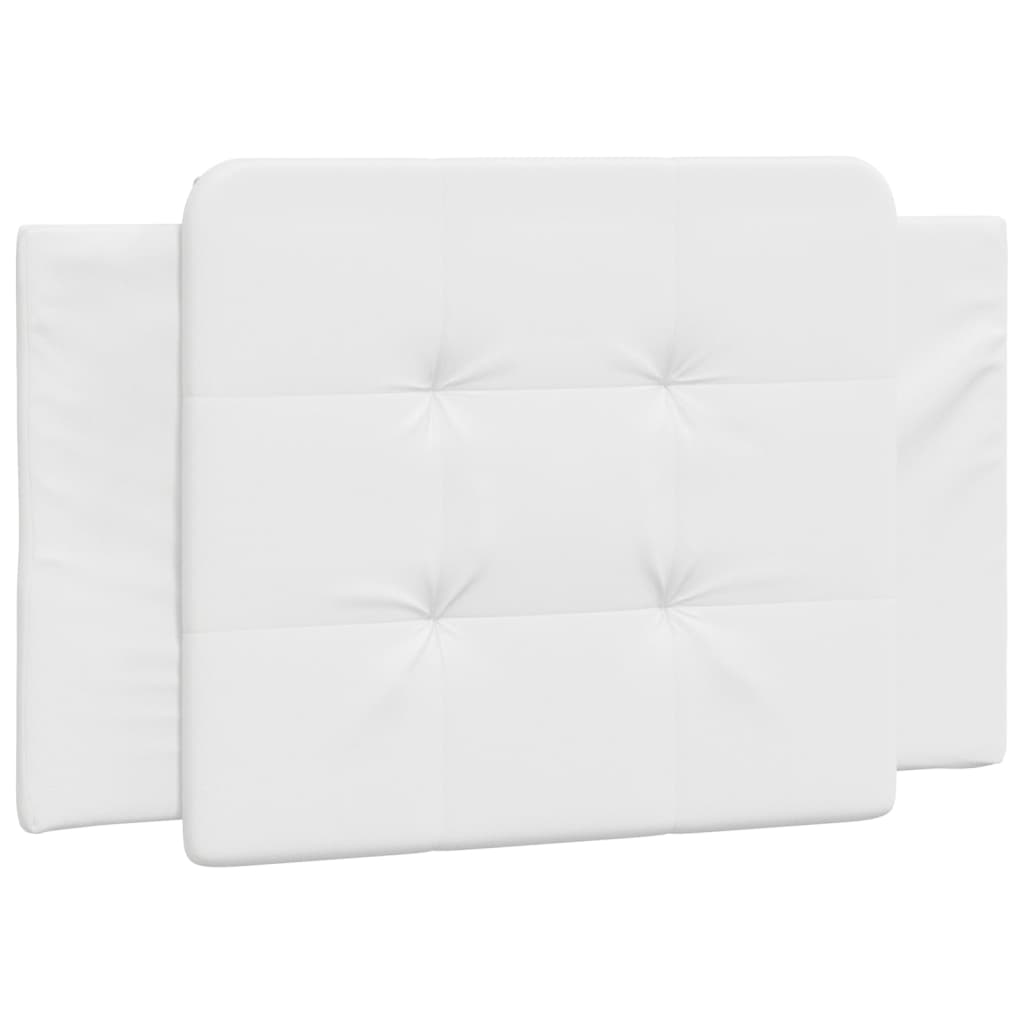 Cadre de lit sans matelas blanc 80x200 cm similicuir