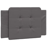 Cadre de lit sans matelas gris 80x200 cm similicuir