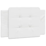 Cadre de lit sans matelas blanc 90x190 cm similicuir