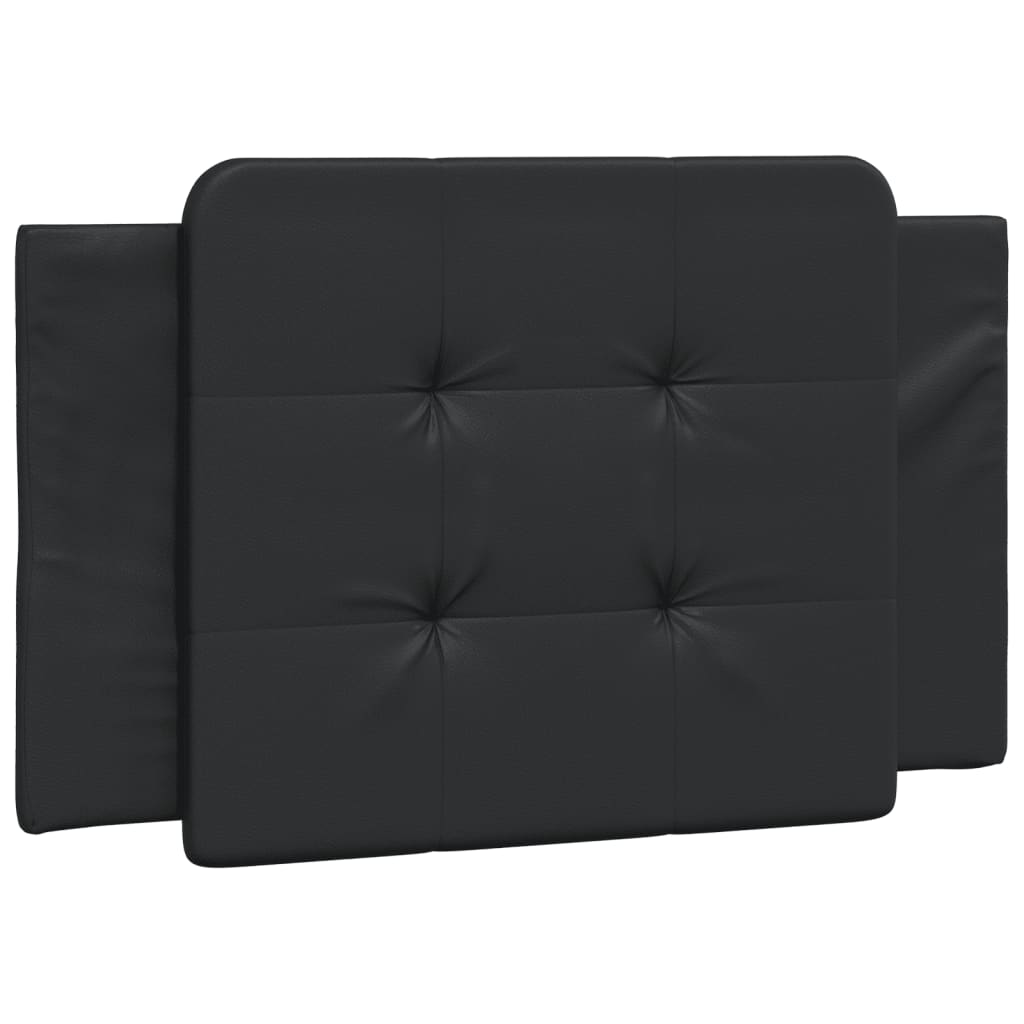 Cadre de lit sans matelas noir 90x200 cm similicuir