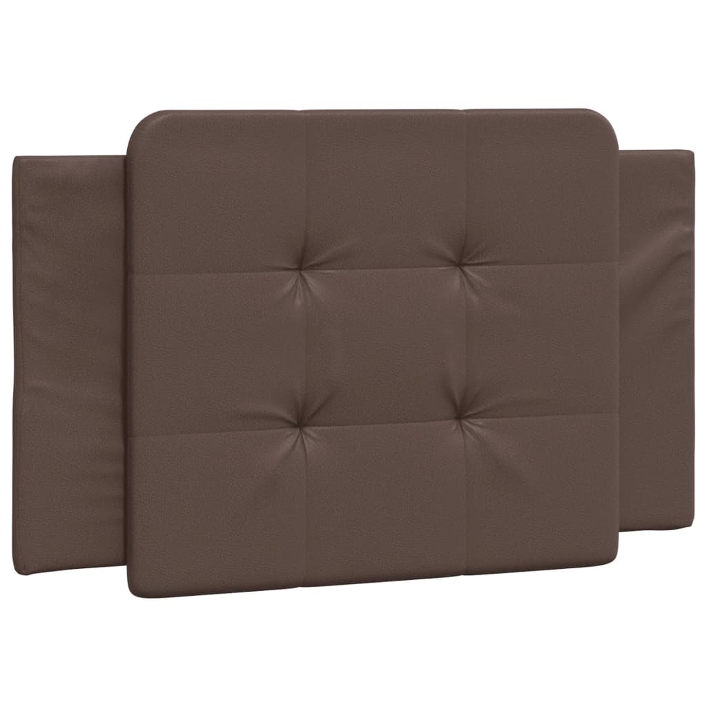 Cadre de lit sans matelas marron 90x200 cm similicuir