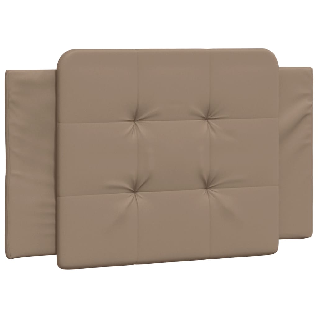 Cadre de lit sans matelas cappuccino 90x200 cm similicuir