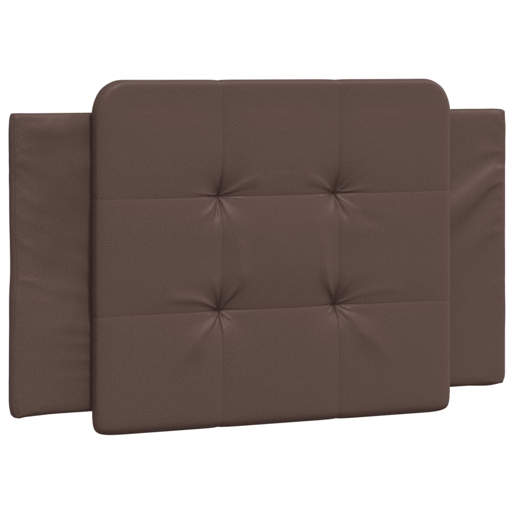 Cadre de lit sans matelas marron 100x200 cm similicuir