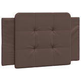 Cadre de lit sans matelas marron 100x200 cm similicuir